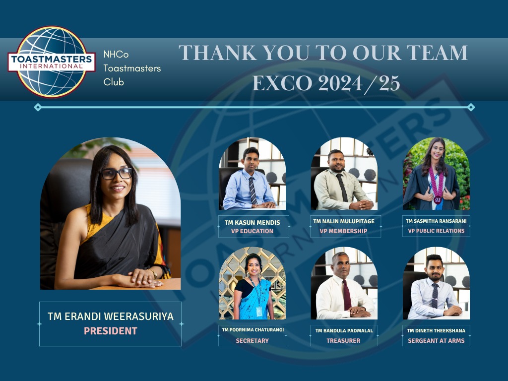 A Heartfelt Thank You To Our Past EXCO For Term 2024/25 And A Warm